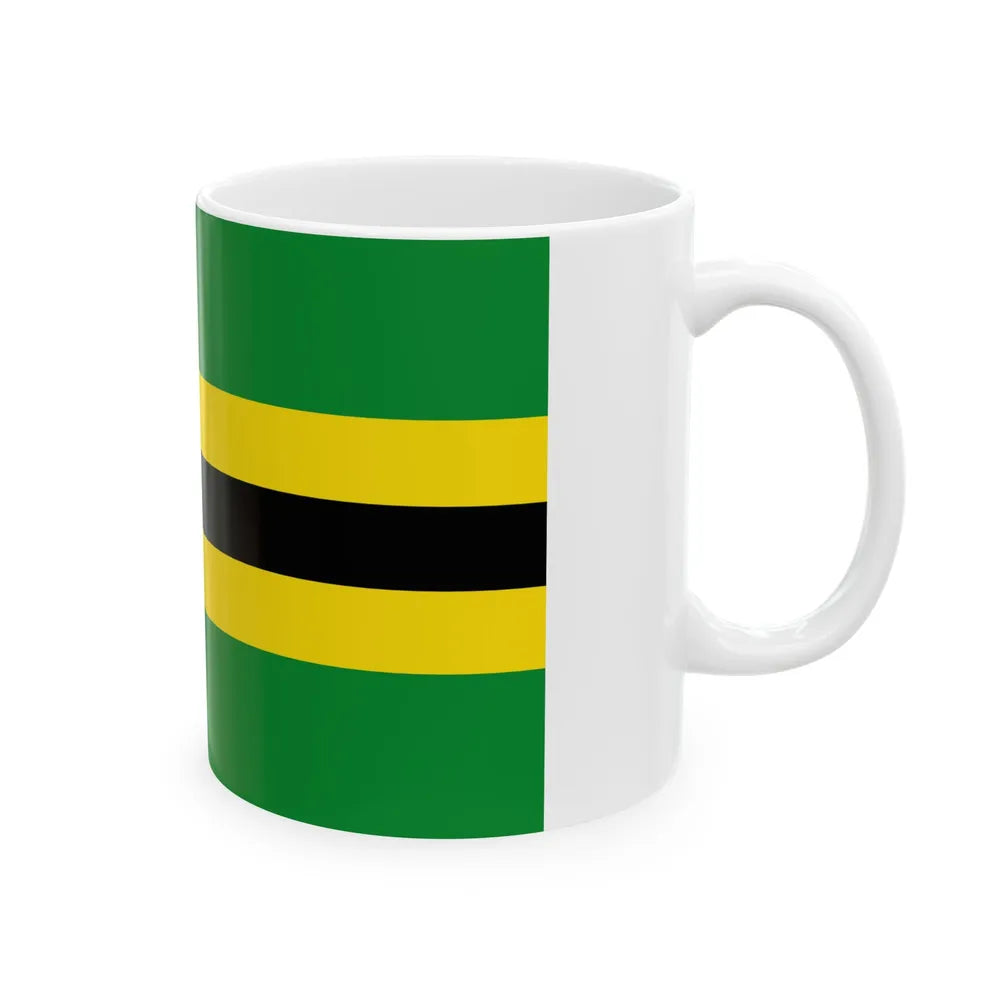 Flag of Santander Department 2008-2019 (Colombia) White Coffee Mug - Go Mug Yourself