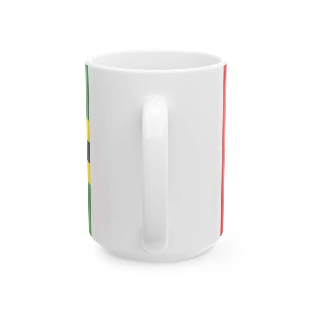 Flag of Santander Department 2008-2019 (Colombia) White Coffee Mug - Go Mug Yourself