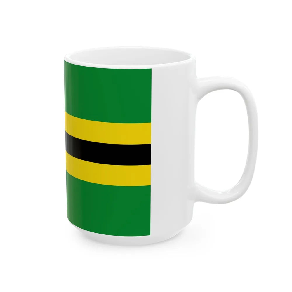Flag of Santander Department 2008-2019 (Colombia) White Coffee Mug - Go Mug Yourself