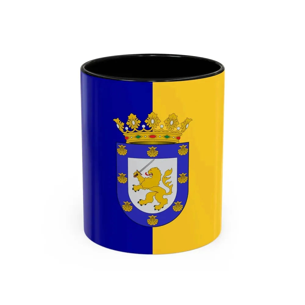 Flag of Santiago Chile - Accent Coffee Mug 11oz Black - Go Mug Yourself