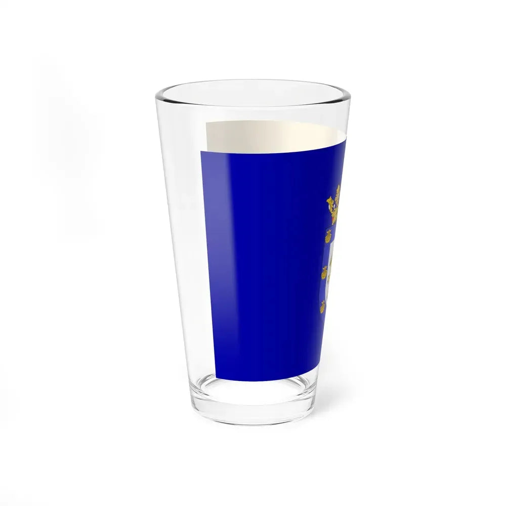 Flag of Santiago Chile - Pint Glass 16oz - Go Mug Yourself