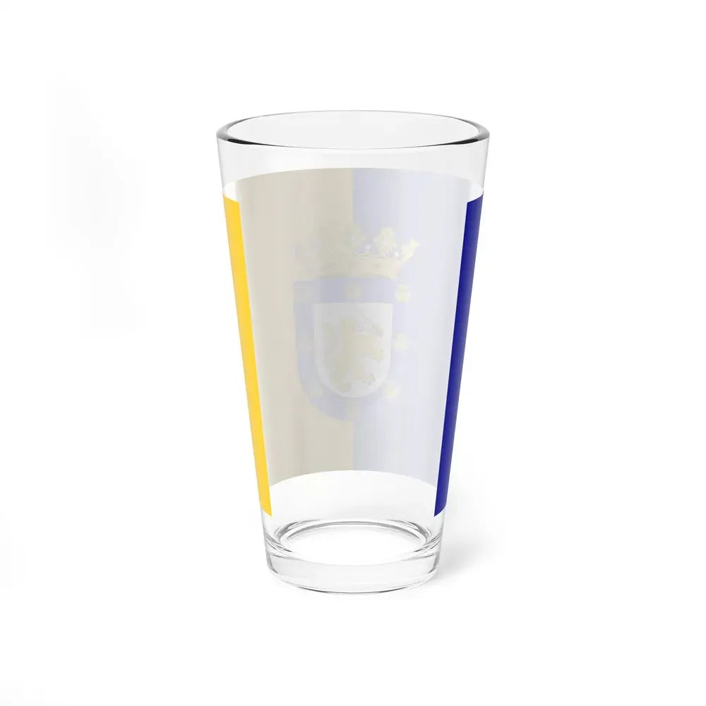 Flag of Santiago Chile - Pint Glass 16oz - Go Mug Yourself