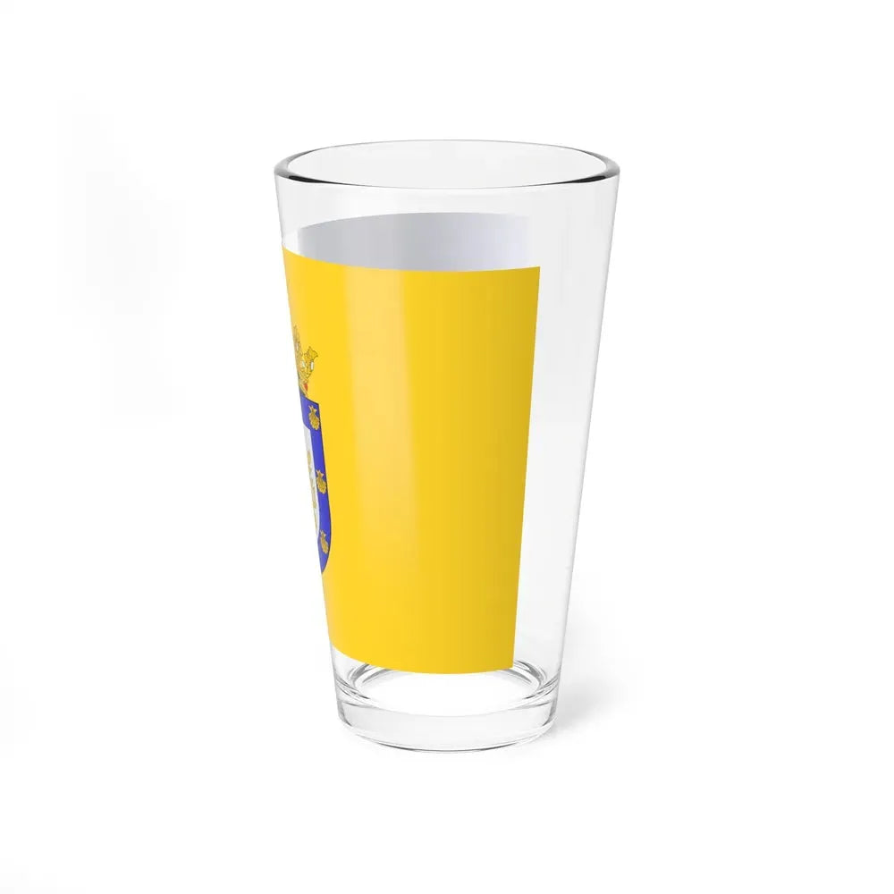 Flag of Santiago Chile - Pint Glass 16oz - Go Mug Yourself