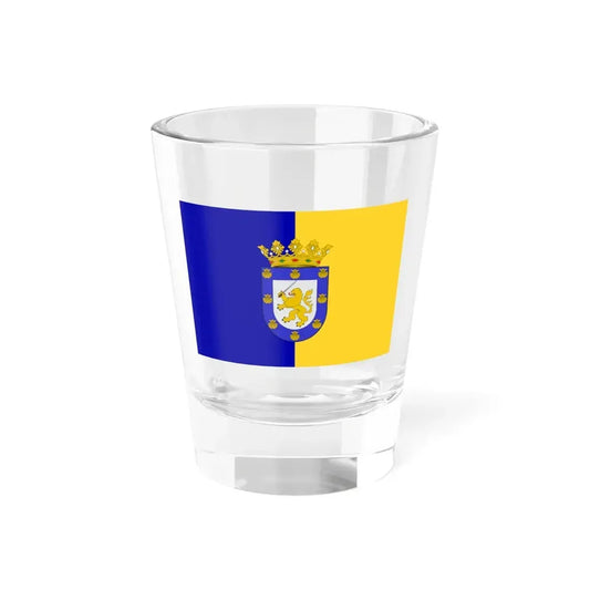 Flag of Santiago Chile - Shot Glass 1.5oz 1.5oz - Go Mug Yourself