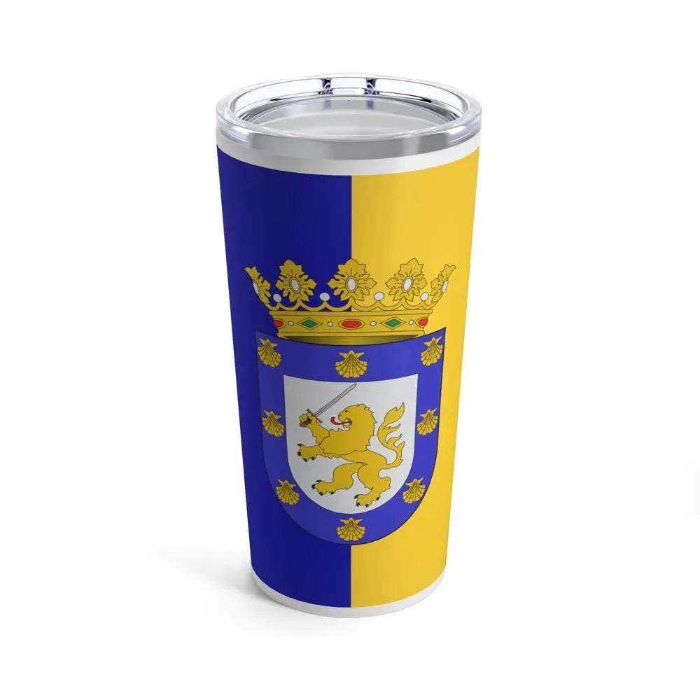 Flag of Santiago Chile - Tumbler 20oz 20oz - Go Mug Yourself