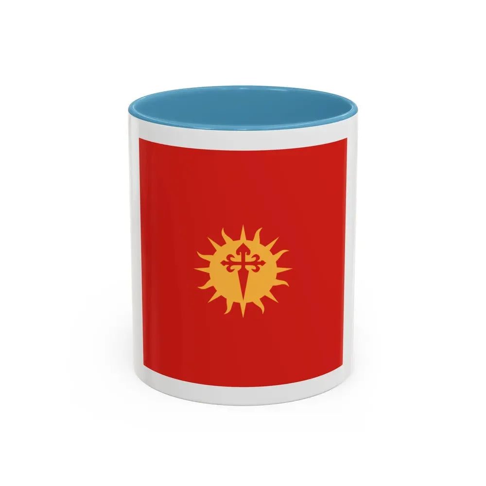 Flag of Santiago del Estero Province Argentina - Accent Coffee Mug 11oz Light Blue - Go Mug Yourself