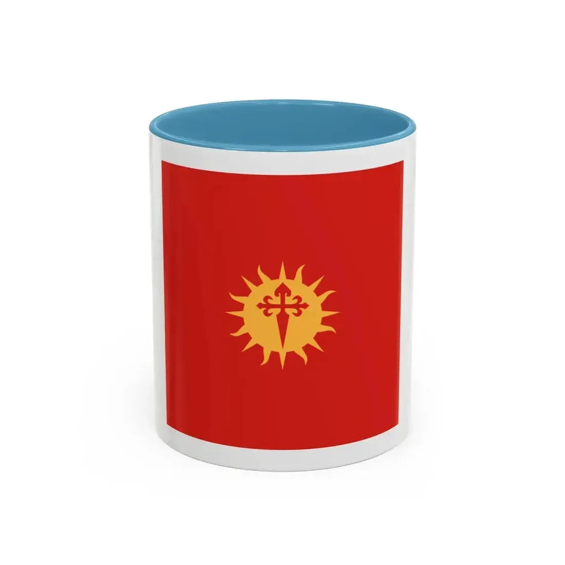 Flag of Santiago del Estero Province Argentina - Accent Coffee Mug 11oz Light Blue - Go Mug Yourself