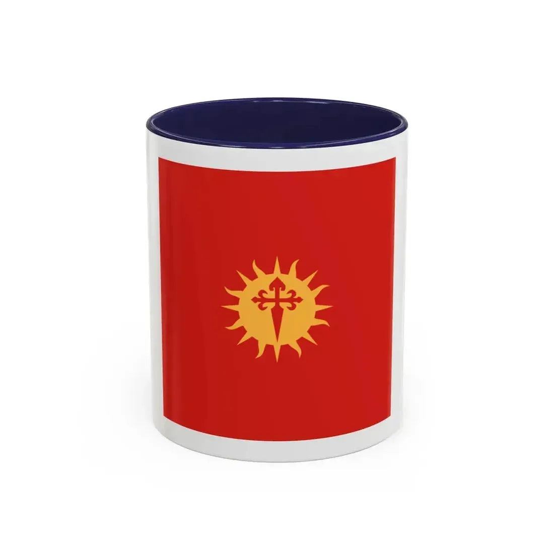 Flag of Santiago del Estero Province Argentina - Accent Coffee Mug 11oz Navy - Go Mug Yourself