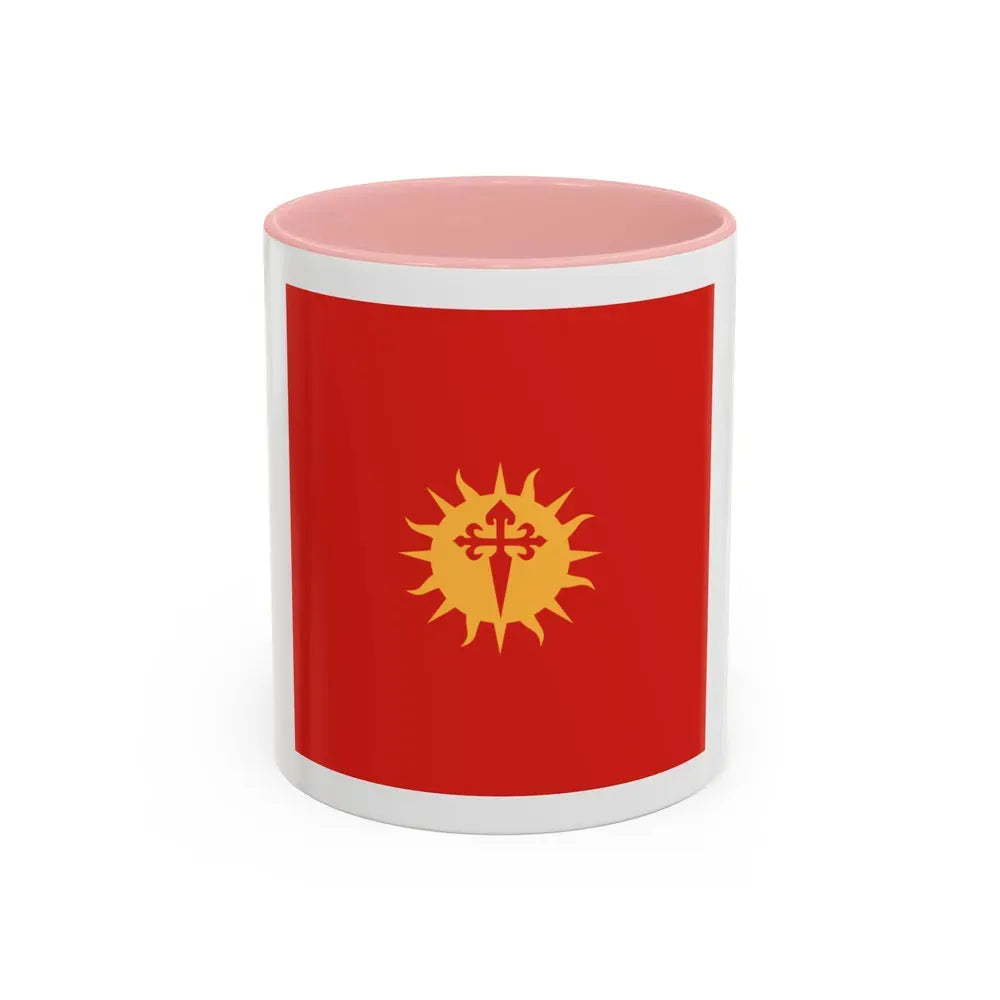 Flag of Santiago del Estero Province Argentina - Accent Coffee Mug 11oz Pink - Go Mug Yourself