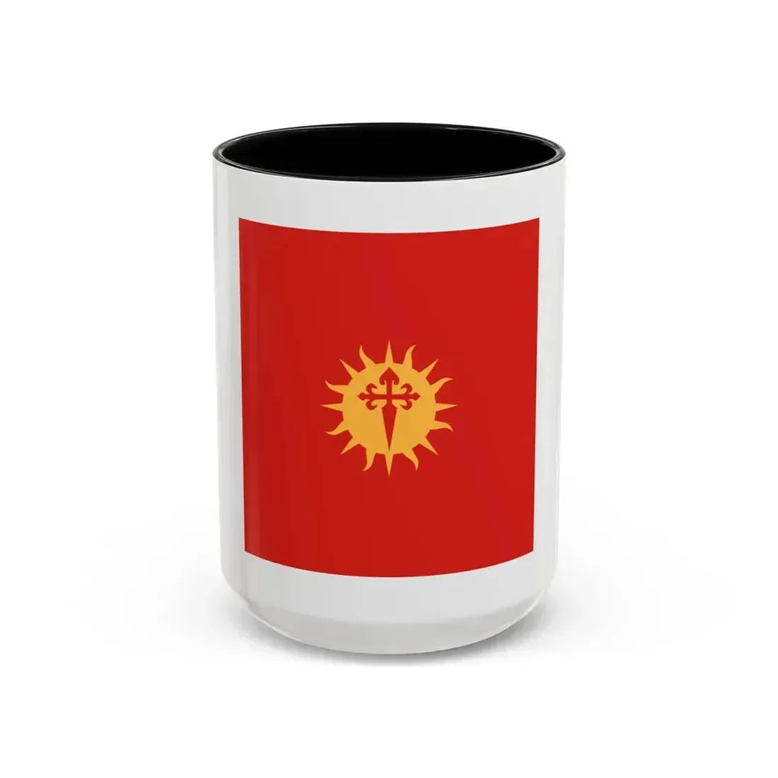 Flag of Santiago del Estero Province Argentina - Accent Coffee Mug 15oz Black - Go Mug Yourself