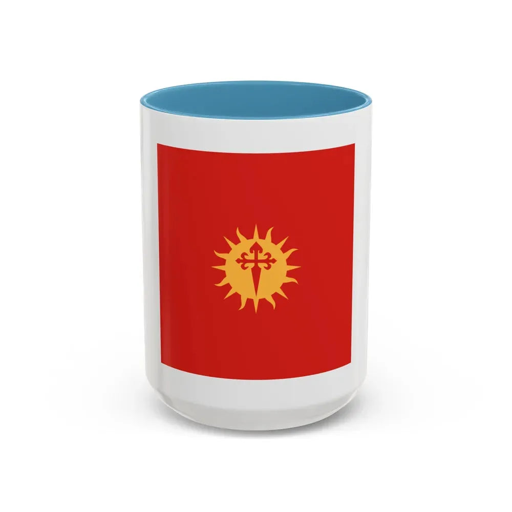 Flag of Santiago del Estero Province Argentina - Accent Coffee Mug 15oz Light Blue - Go Mug Yourself