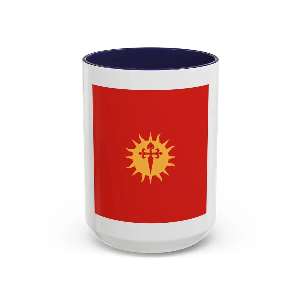 Flag of Santiago del Estero Province Argentina - Accent Coffee Mug 15oz Navy - Go Mug Yourself