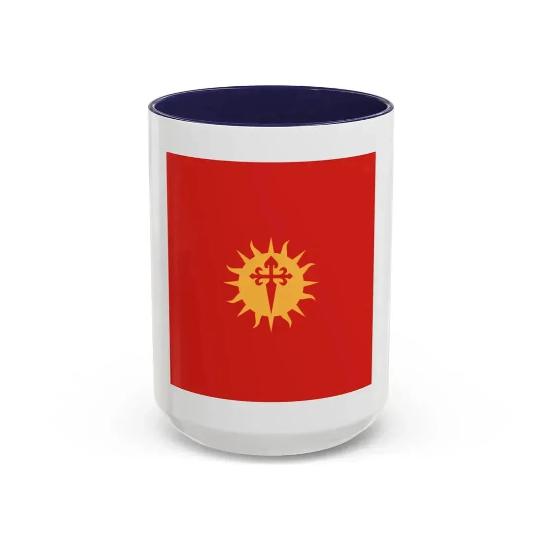 Flag of Santiago del Estero Province Argentina - Accent Coffee Mug 15oz Navy - Go Mug Yourself