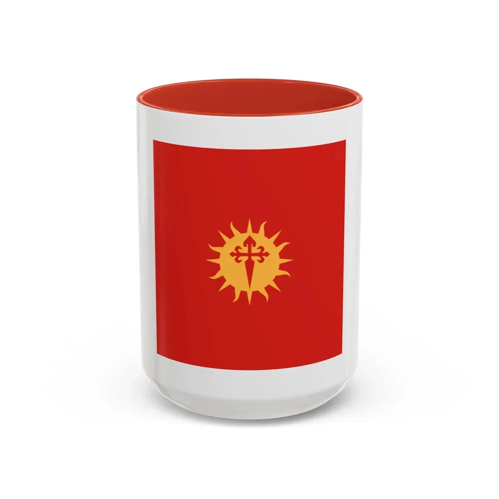 Flag of Santiago del Estero Province Argentina - Accent Coffee Mug 15oz Red - Go Mug Yourself