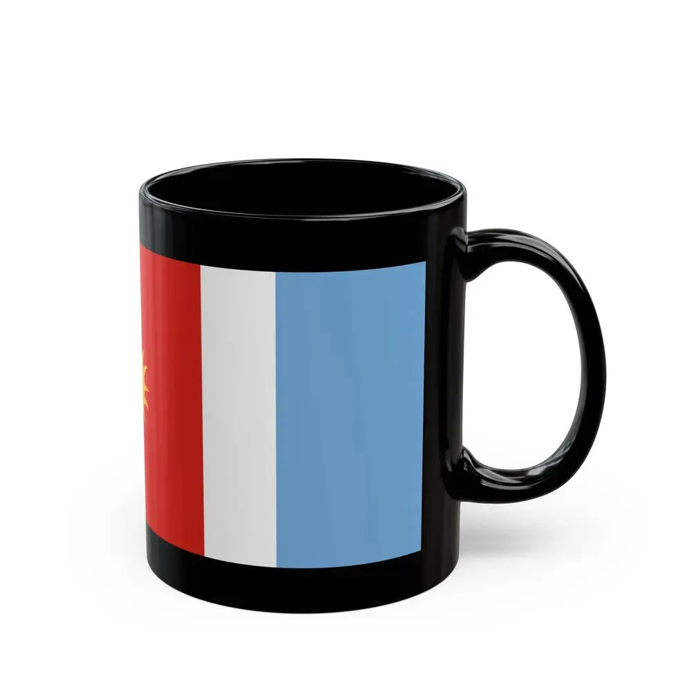 Flag of Santiago del Estero Province Argentina - Black Coffee Mug - Go Mug Yourself