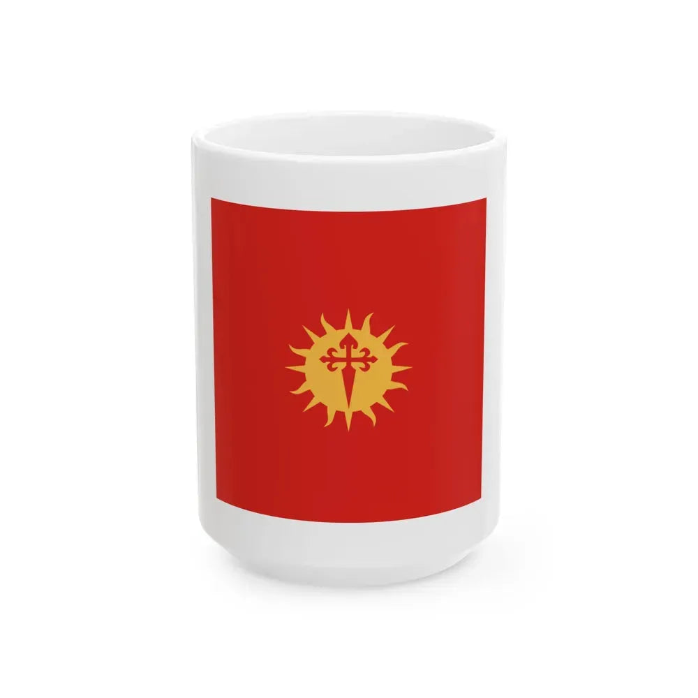 Flag of Santiago del Estero Province Argentina - White Coffee Mug 15oz - Go Mug Yourself