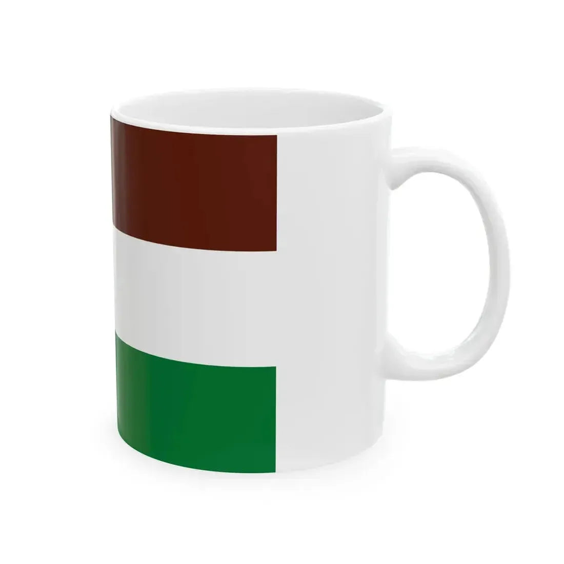 Flag of Santos Mercado Bolivia (Bolivia) White Coffee Mug - Go Mug Yourself