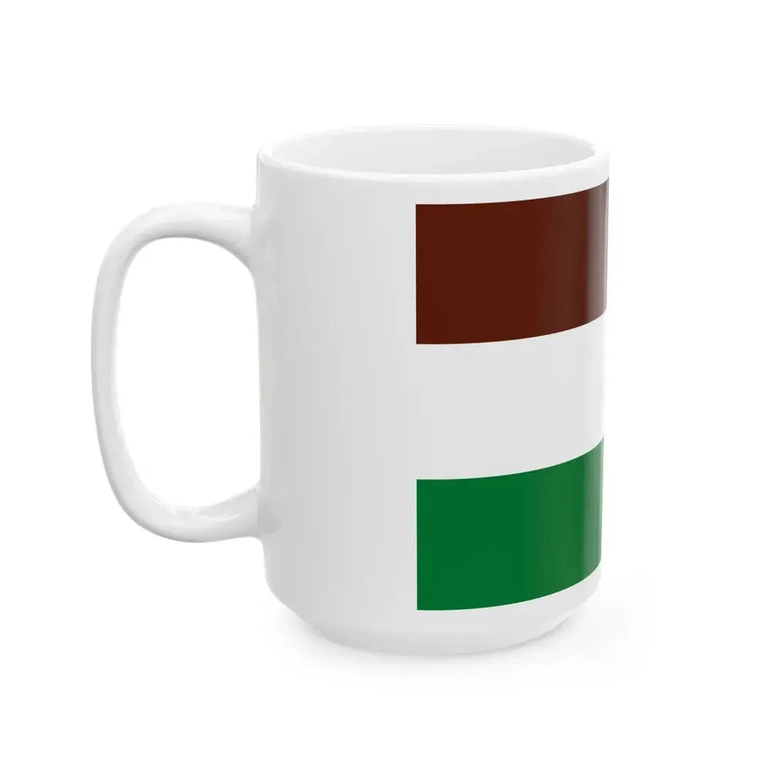 Flag of Santos Mercado Bolivia (Bolivia) White Coffee Mug - Go Mug Yourself