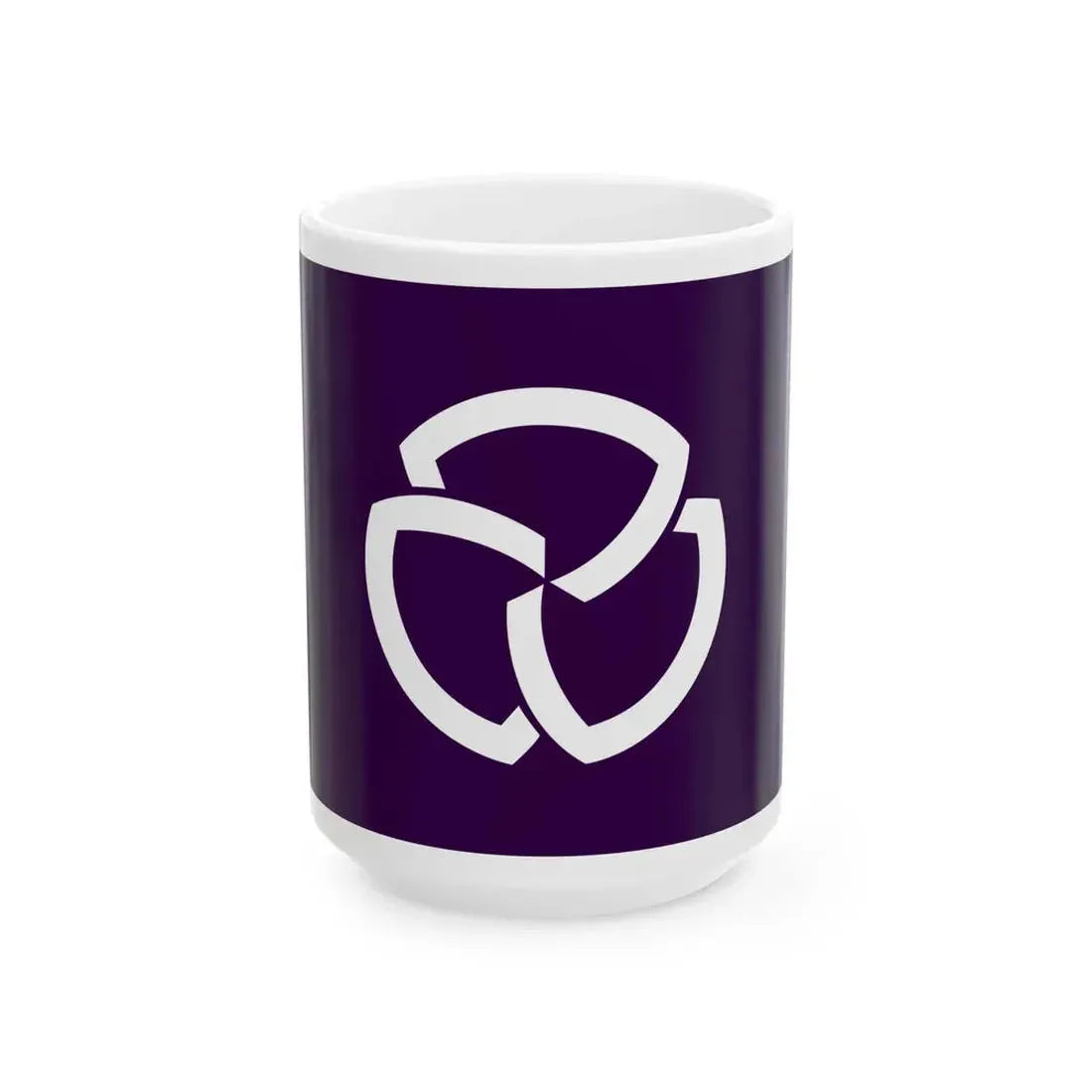 Flag of Sanwa Niigata 1965-2005 (Japan) White Coffee Mug 15oz - Go Mug Yourself