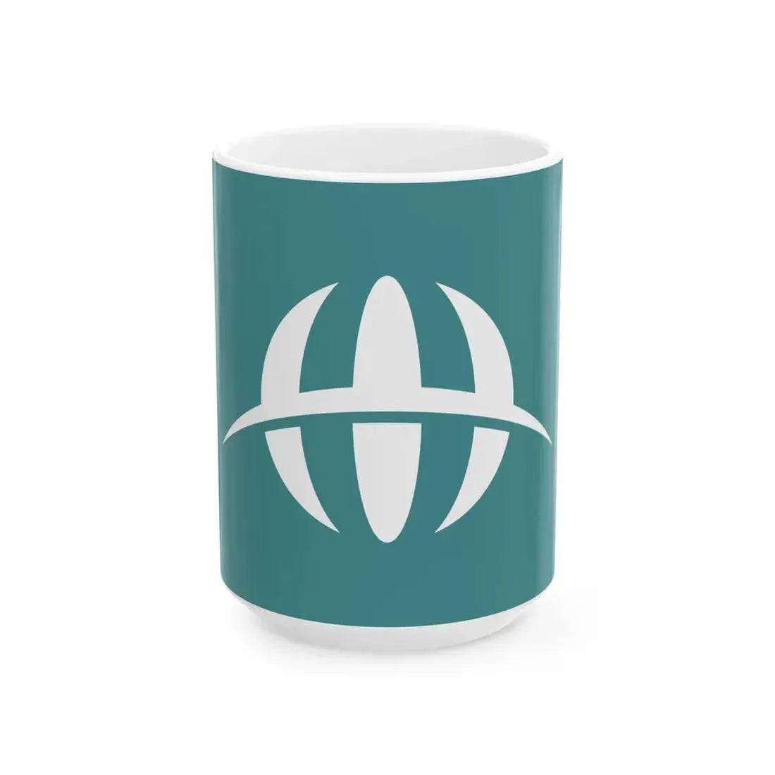 Flag of Sanyo-Onoda Yamaguchi (Japan) White Coffee Mug 15oz - Go Mug Yourself