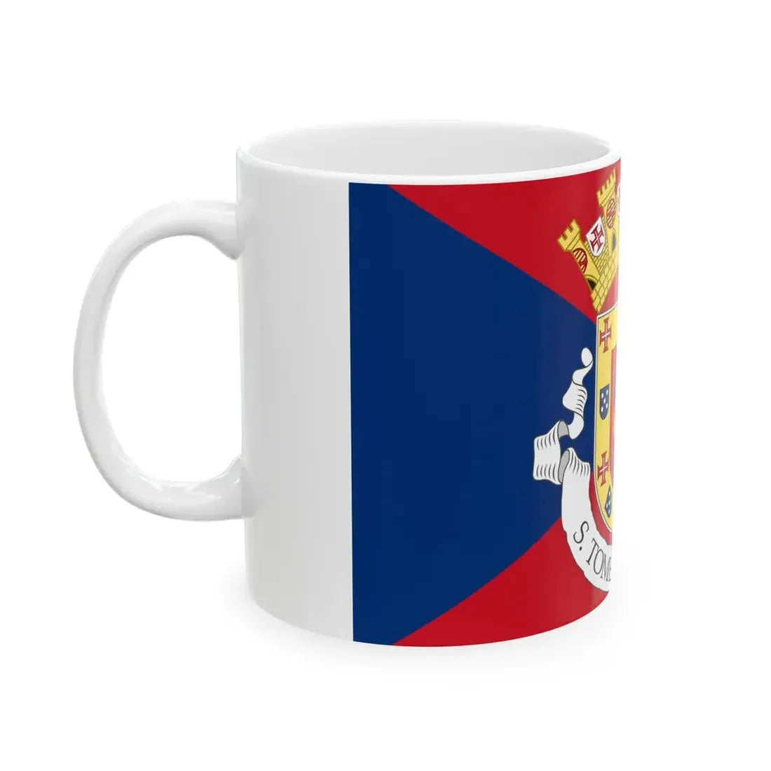 Flag of Sao Tome and Principe 1932 proposal (Portugal) White Coffee Mug - Go Mug Yourself