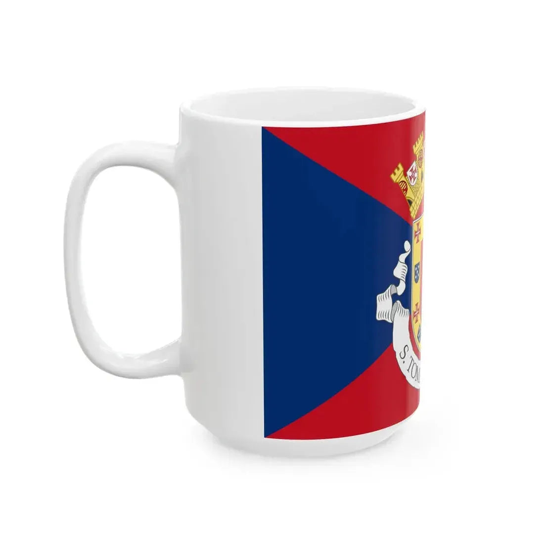 Flag of Sao Tome and Principe 1932 proposal (Portugal) White Coffee Mug - Go Mug Yourself