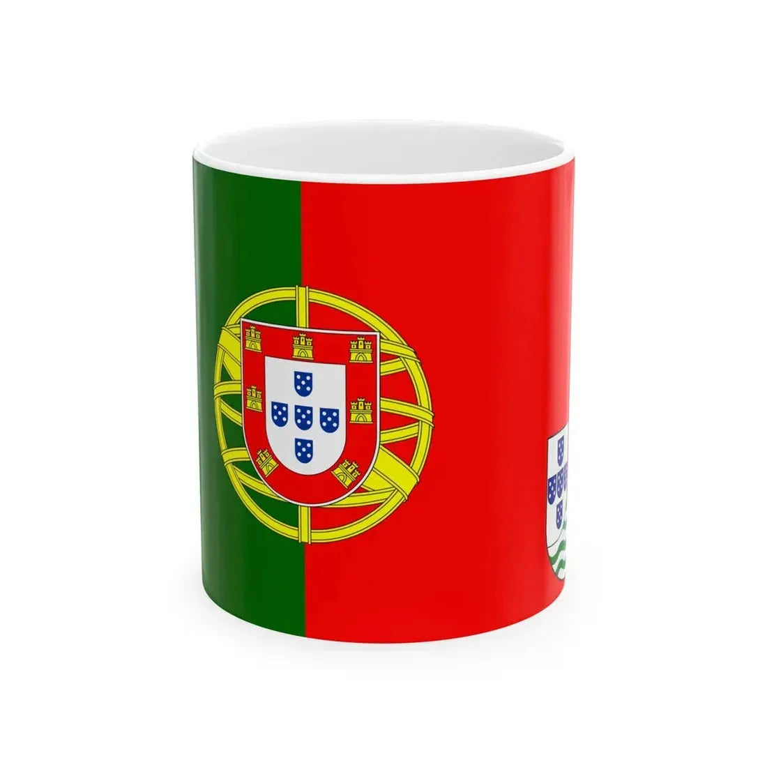 Flag of Sao Tome and Principe 1965 proposal (Portugal) White Coffee Mug 11oz - Go Mug Yourself