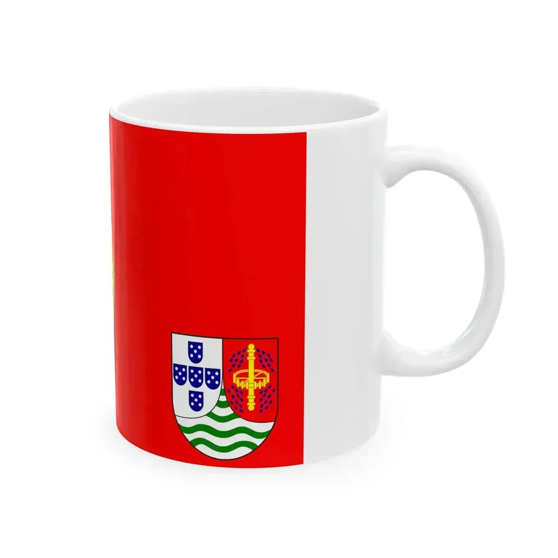 Flag of Sao Tome and Principe 1965 proposal (Portugal) White Coffee Mug - Go Mug Yourself