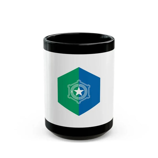 Flag of Sapporo Hokkaido Japan - Black Coffee Mug 15oz - Go Mug Yourself