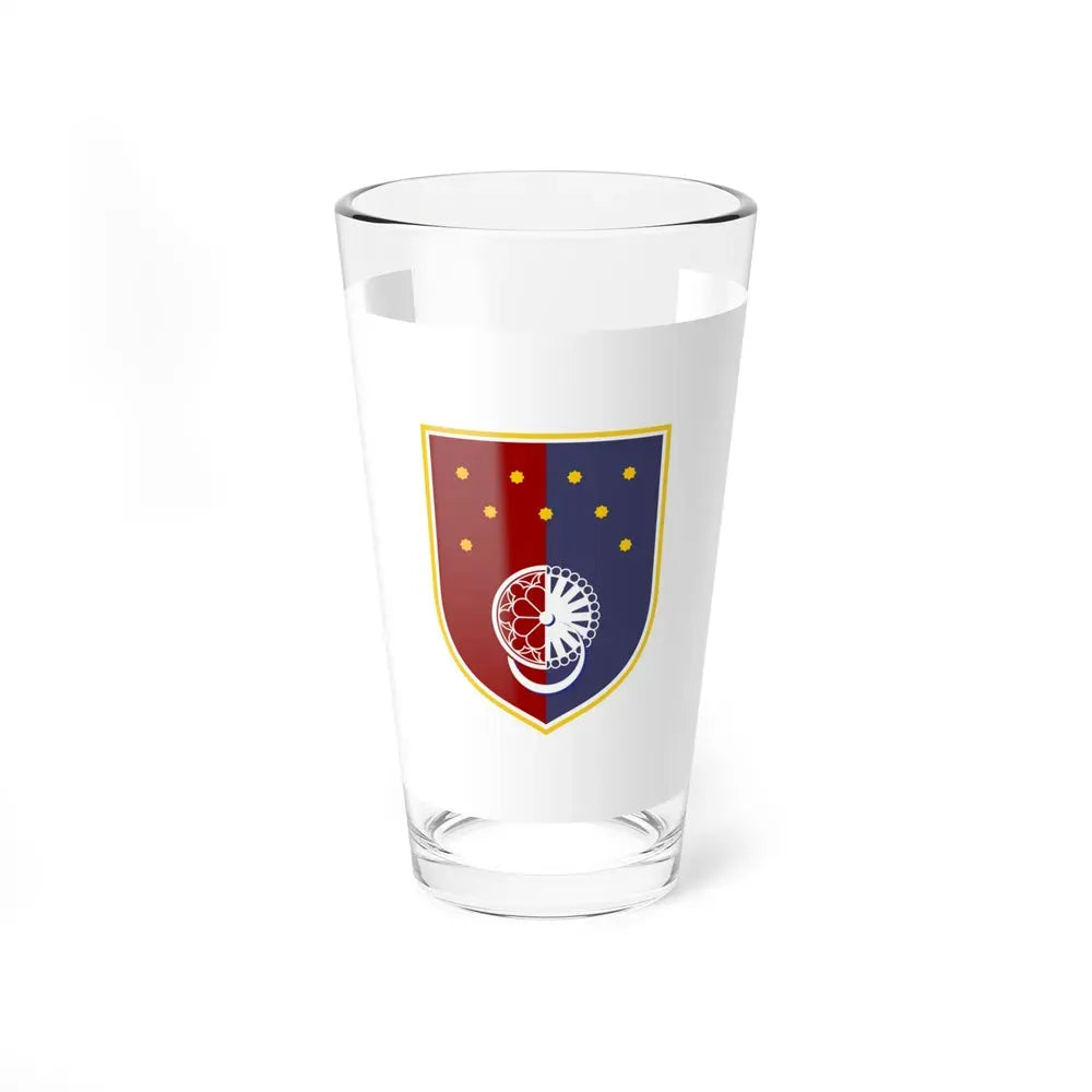 Flag of Sarajevo Canton Bosnia and Herzegovina - Pint Glass 16oz 16oz - Go Mug Yourself