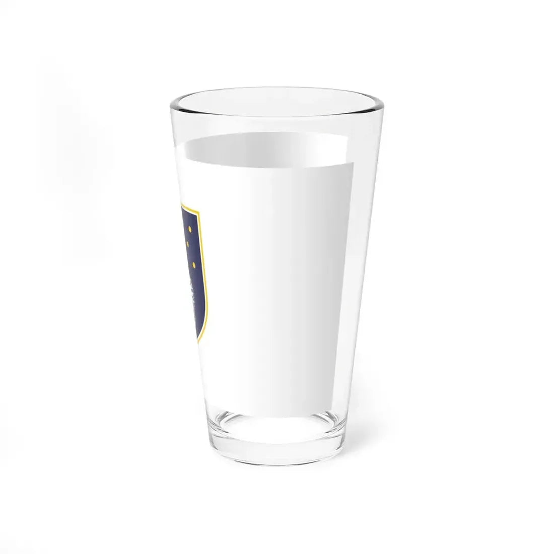 Flag of Sarajevo Canton Bosnia and Herzegovina - Pint Glass 16oz - Go Mug Yourself