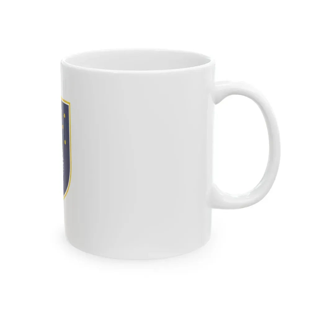 Flag of Sarajevo Canton Bosnia and Herzegovina - White Coffee Mug - Go Mug Yourself