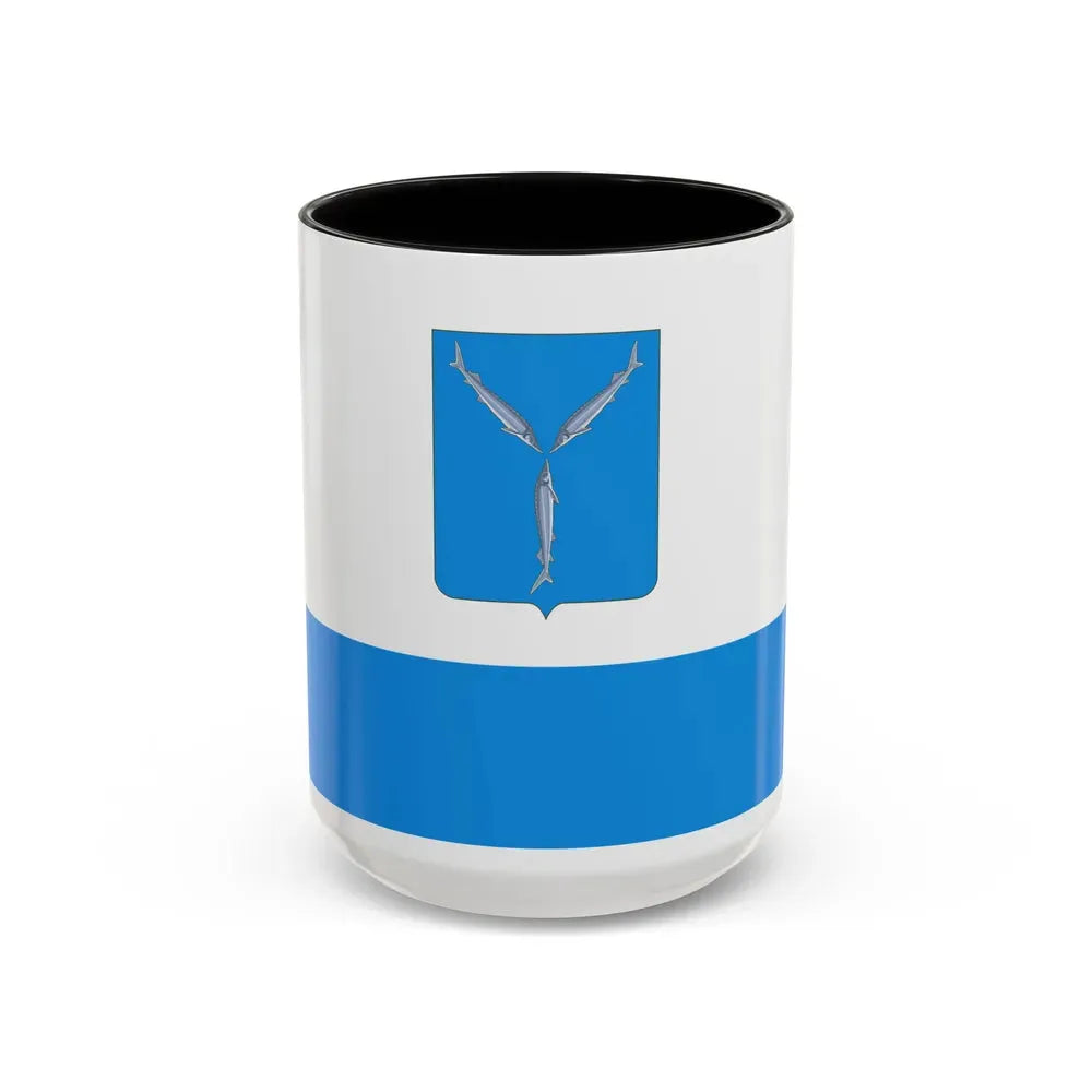 Flag of Saratov Russia - Accent Coffee Mug 15oz Black - Go Mug Yourself
