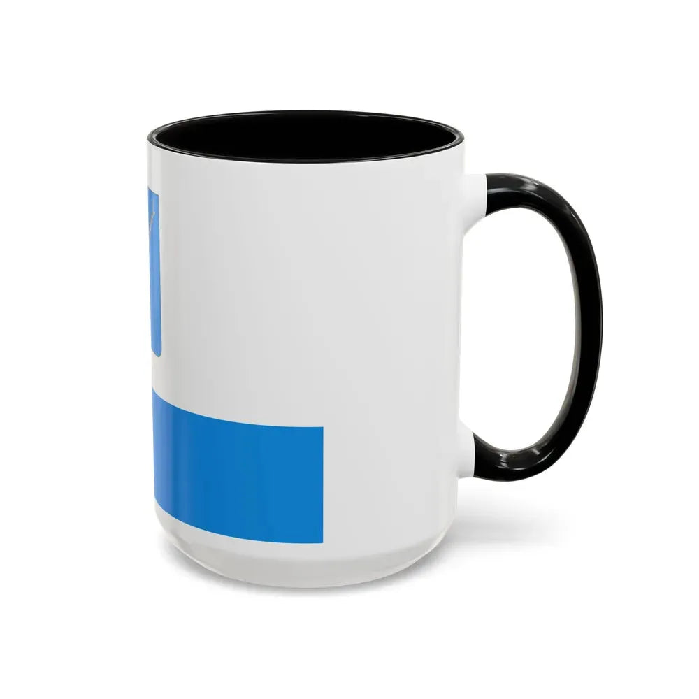 Flag of Saratov Russia - Accent Coffee Mug - Go Mug Yourself