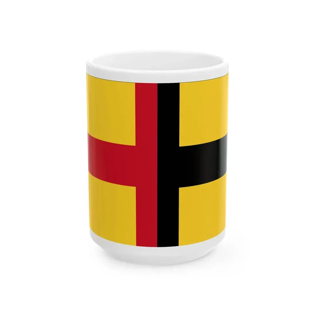 Flag of Sarawak 1848 (Malaysia) White Coffee Mug 15oz - Go Mug Yourself