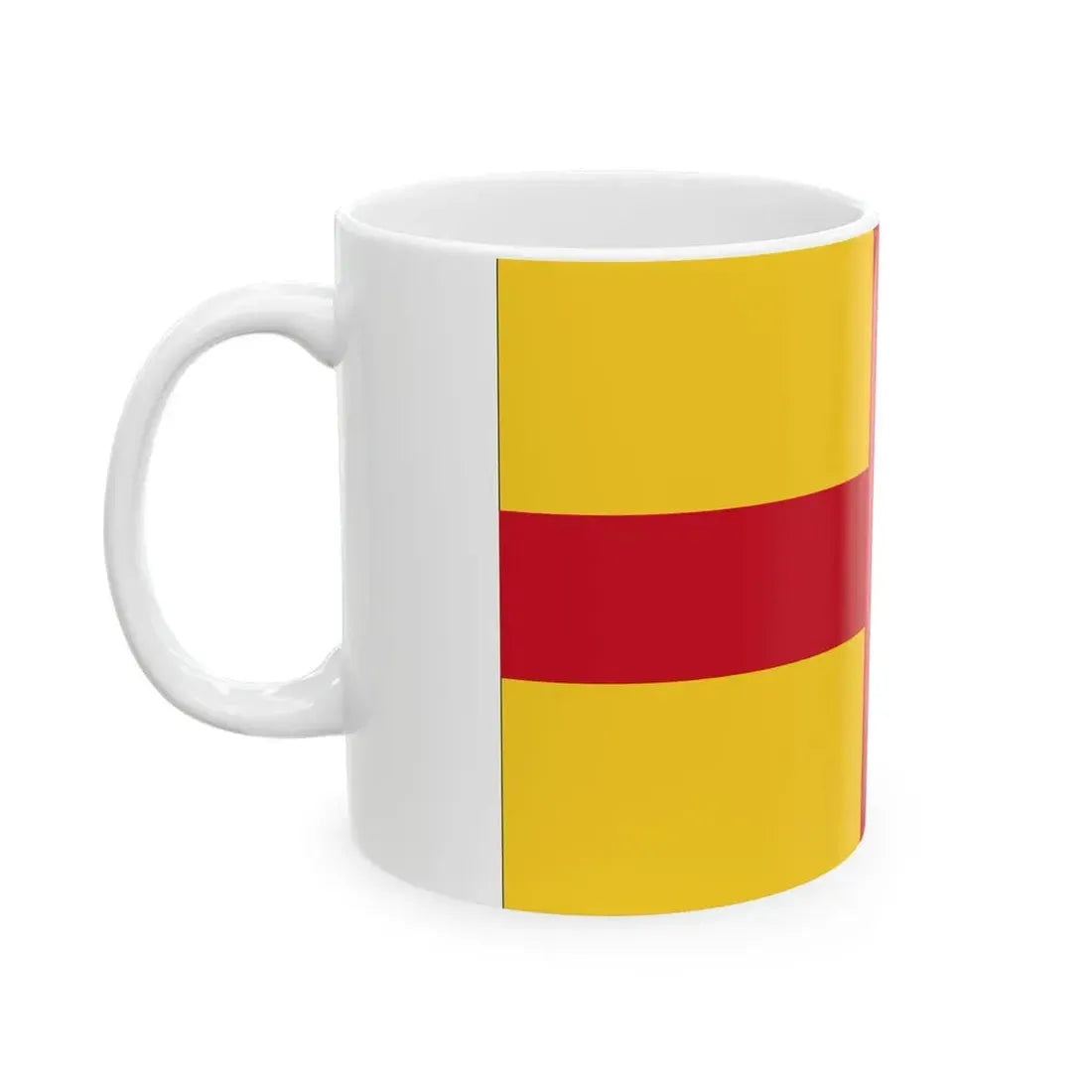 Flag of Sarawak 1848 (Malaysia) White Coffee Mug - Go Mug Yourself