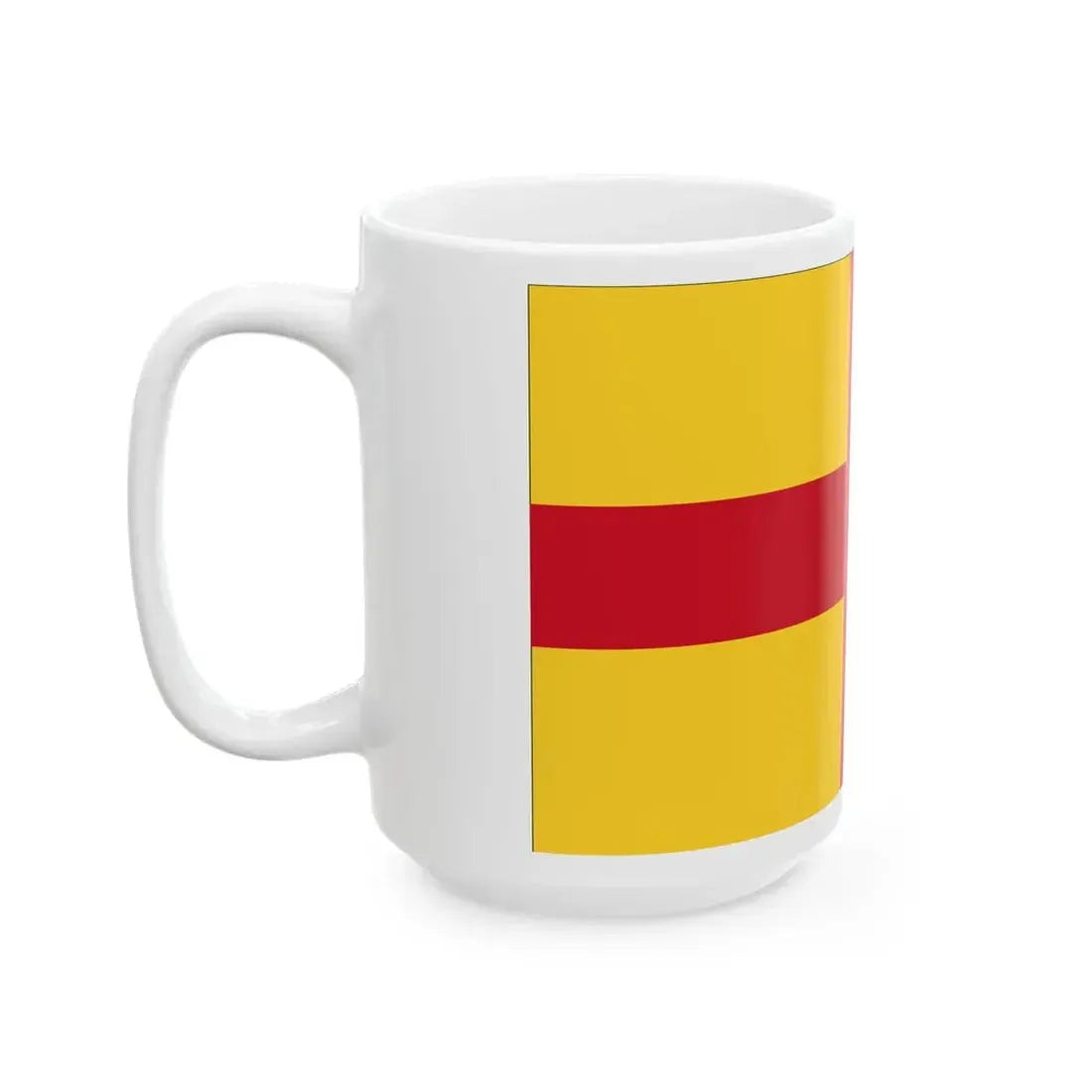 Flag of Sarawak 1848 (Malaysia) White Coffee Mug - Go Mug Yourself