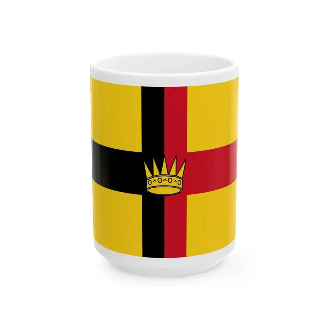 Flag of Sarawak 1870-1946 19631973 (Malaysia) White Coffee Mug 15oz - Go Mug Yourself