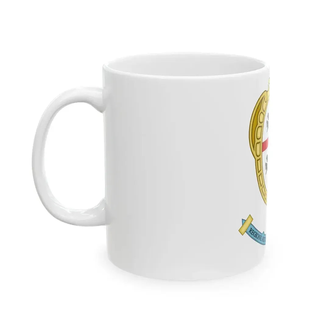 Flag of Sardinia 1995 (Italy) White Coffee Mug - Go Mug Yourself