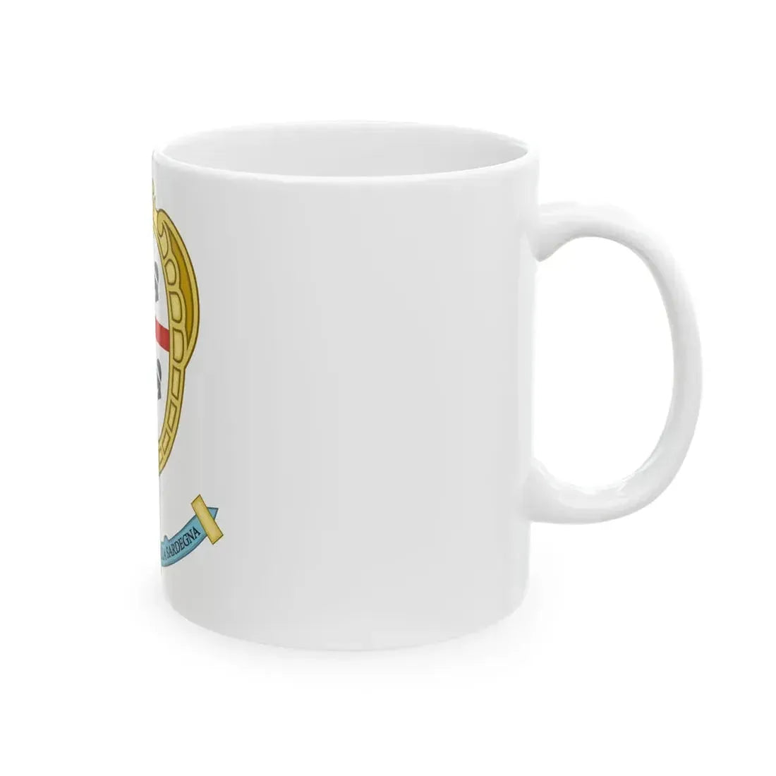 Flag of Sardinia 1995 (Italy) White Coffee Mug - Go Mug Yourself