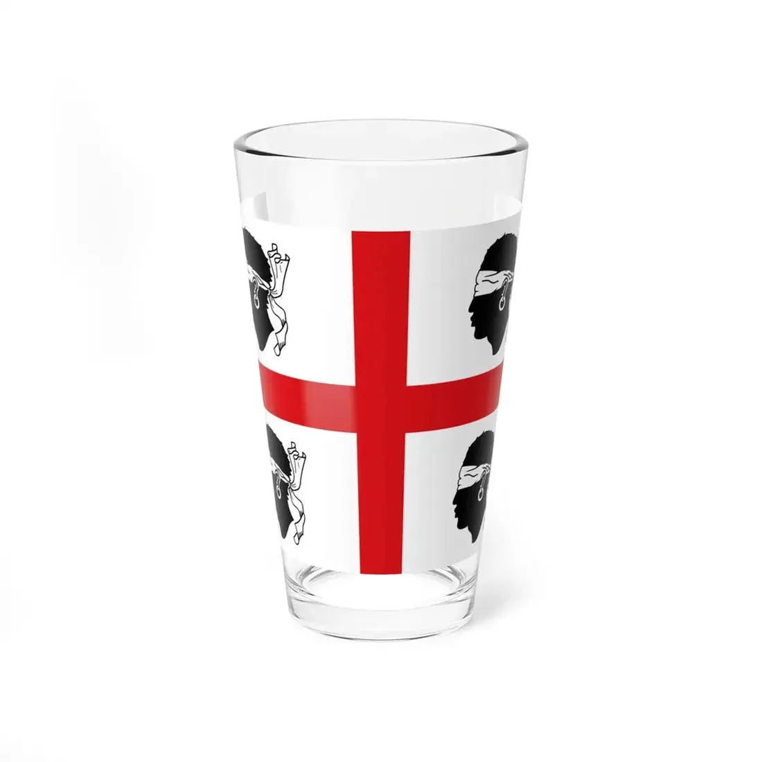 Flag of Sardinia Italy 1950-1999 (Italy) Pint Glass 16oz 16oz - Go Mug Yourself