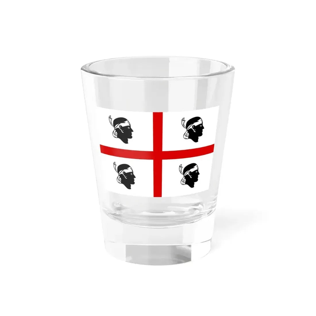 Flag of Sardinia (Italy) Shot Glass 1.5oz 1.5oz - Go Mug Yourself