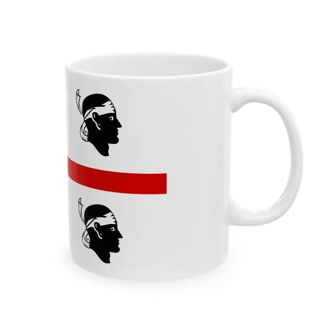 Flag of Sardinia (Italy) White Coffee Mug - Go Mug Yourself