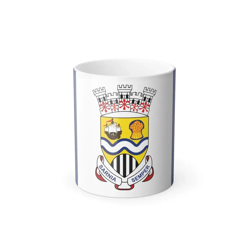 Flag of Sarnia Ontario Canada - Color Changing Coffee Mug 11oz - Go Mug Yourself