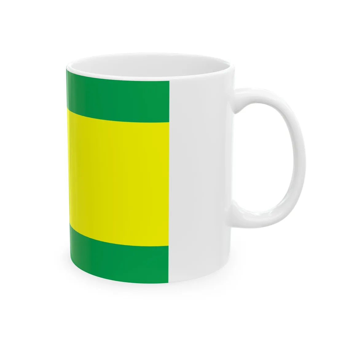Flag of Sarny Raion (Ukraine) White Coffee Mug - Go Mug Yourself