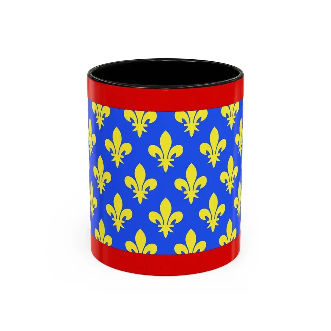 Flag of Sarthe France 2 - Accent Coffee Mug 11oz Black - Go Mug Yourself