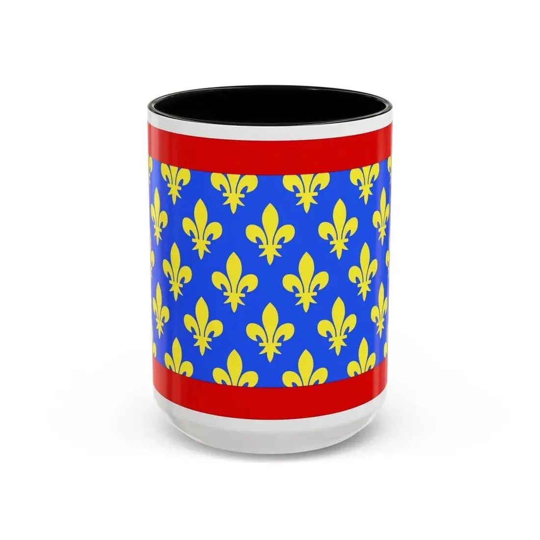 Flag of Sarthe France 2 - Accent Coffee Mug 15oz Black - Go Mug Yourself