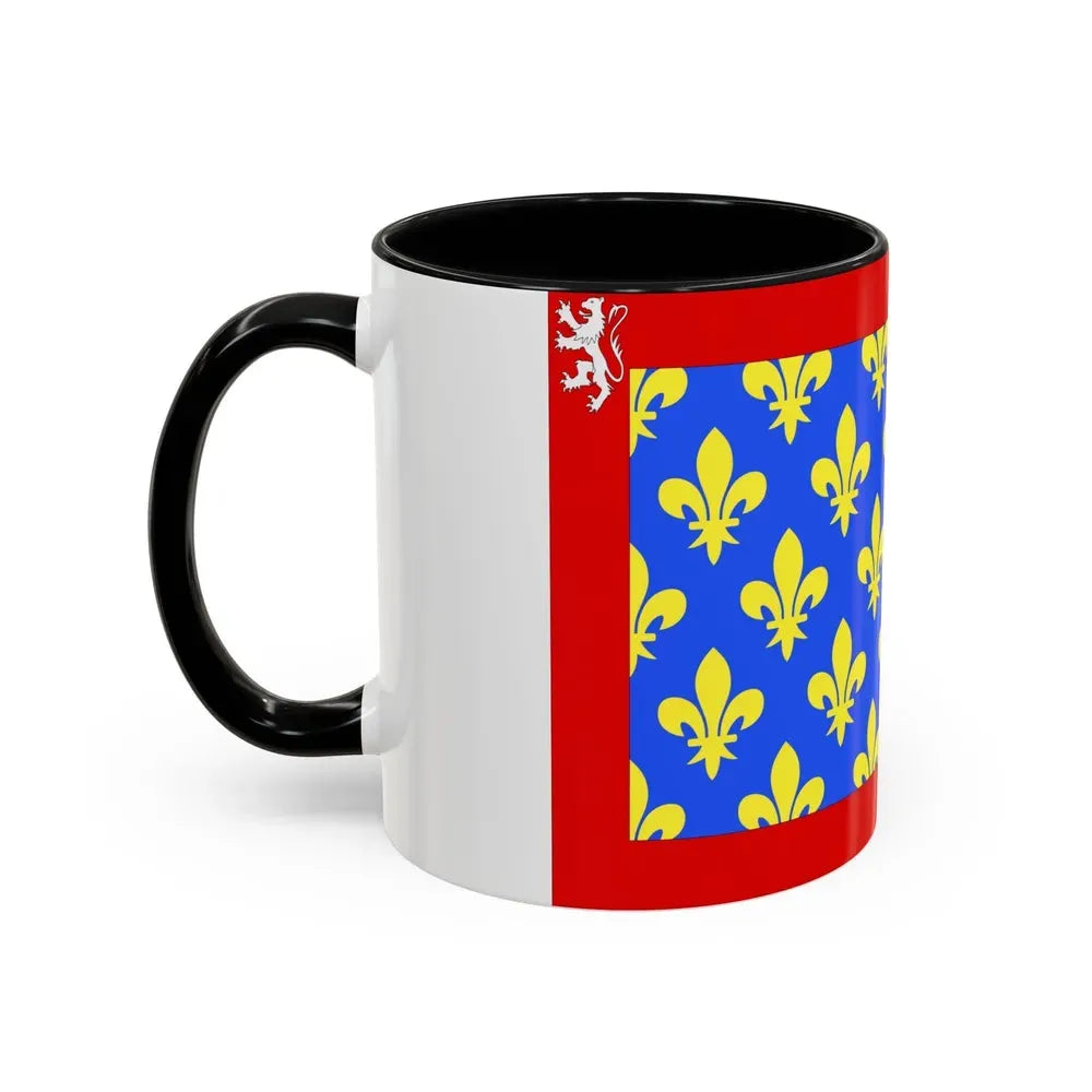 Flag of Sarthe France 2 - Accent Coffee Mug - Go Mug Yourself