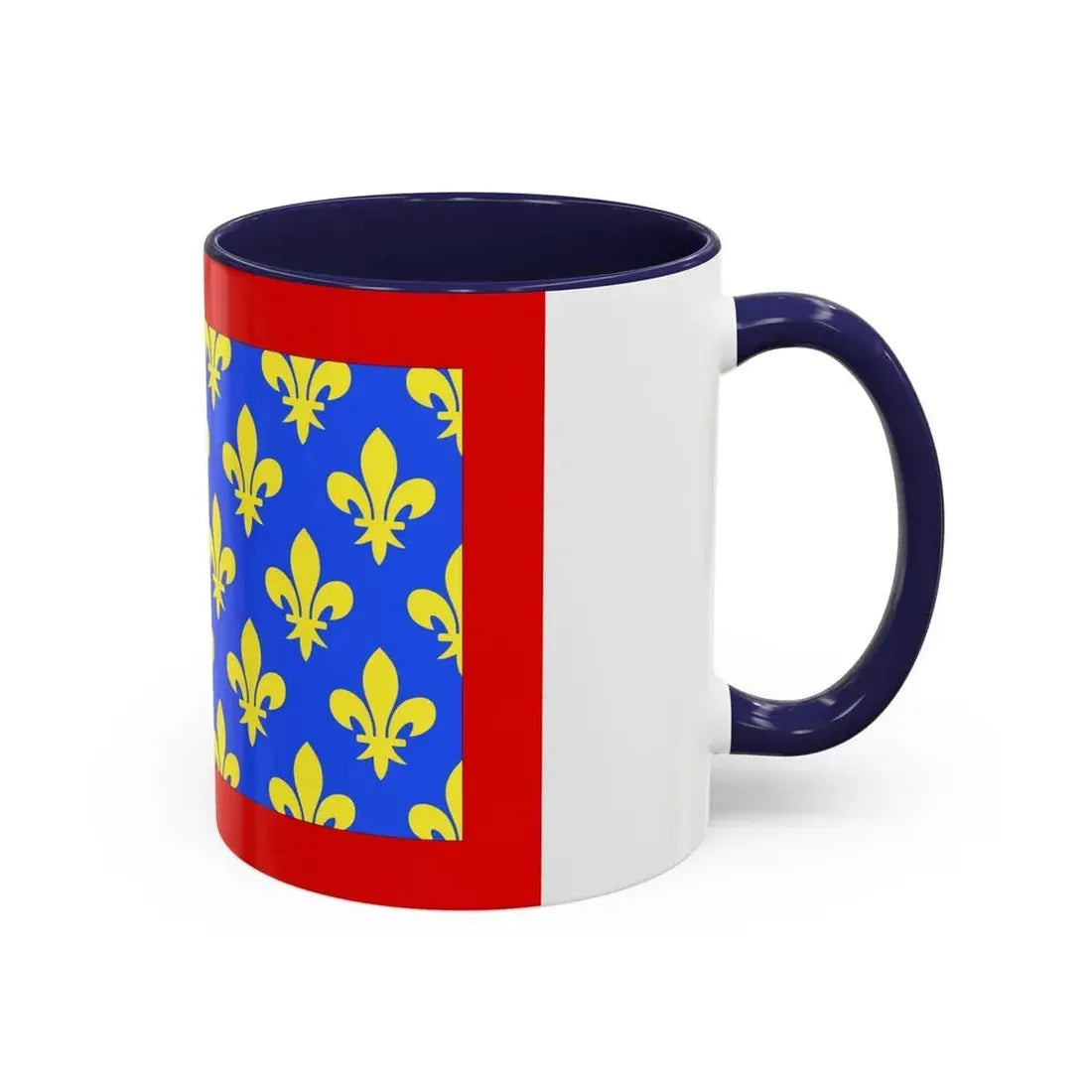 Flag of Sarthe France 2 - Accent Coffee Mug - Go Mug Yourself