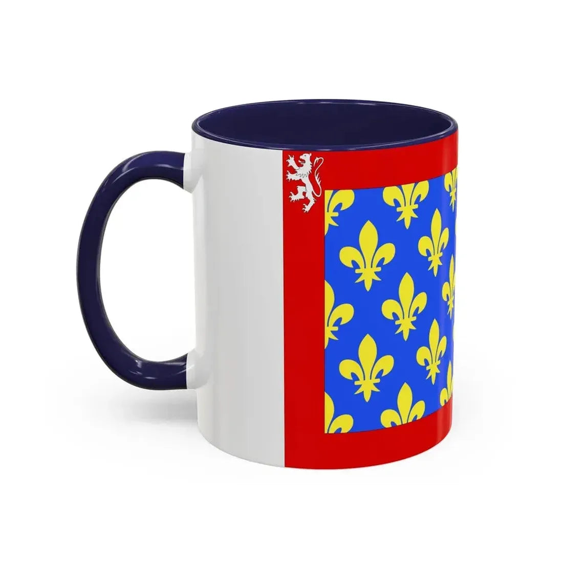 Flag of Sarthe France 2 - Accent Coffee Mug - Go Mug Yourself